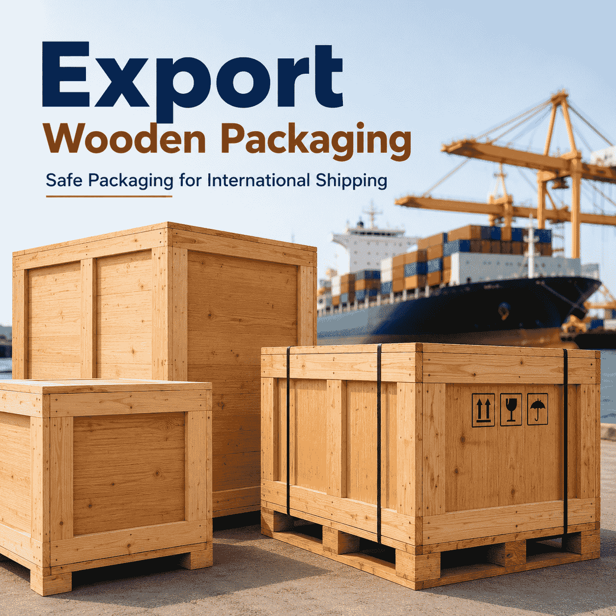 Export Wooden Packaging | Safe Packaging for International Shipping
